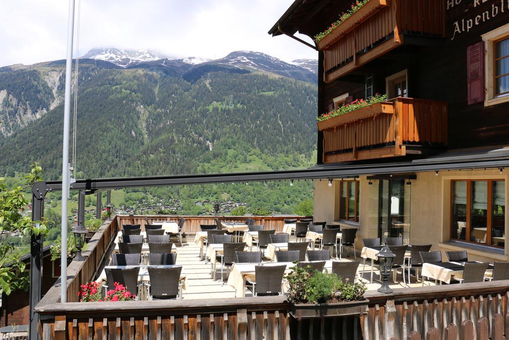 Hotel Restaurant Alpenblick Ernen Bagian luar foto